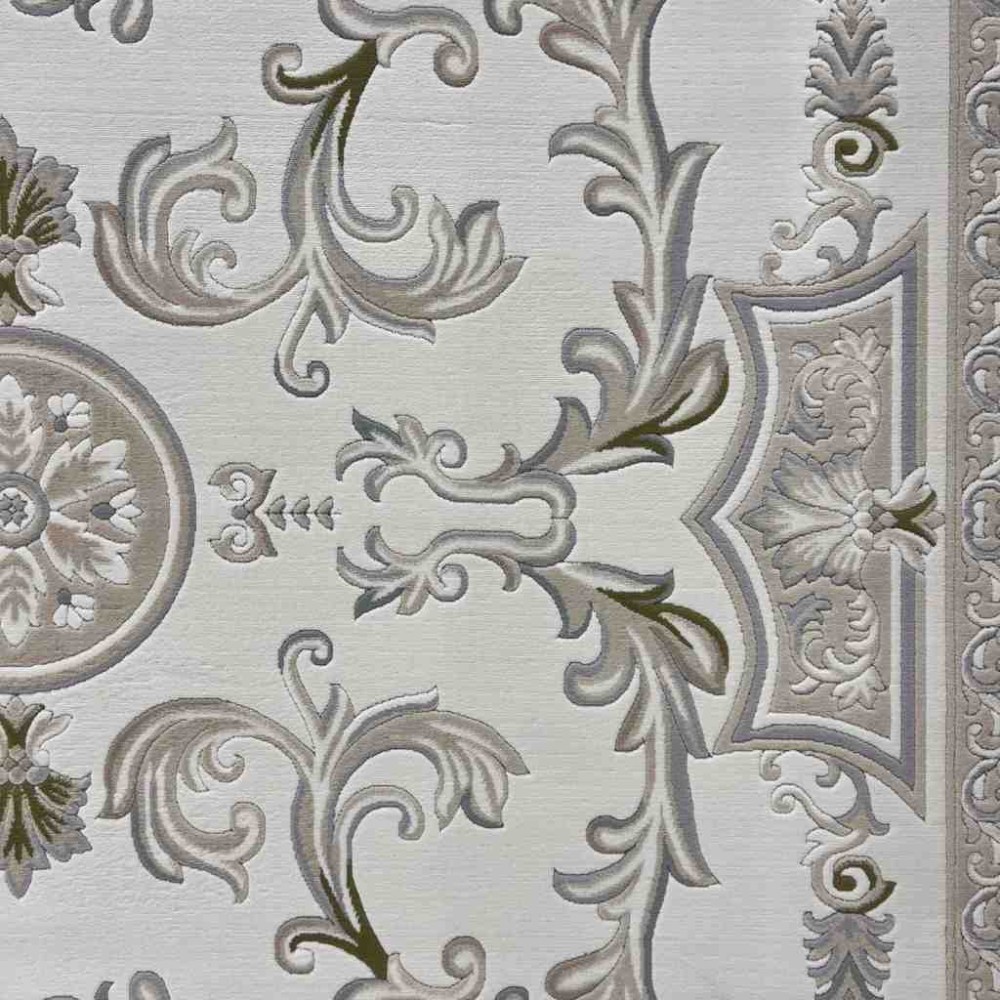 سجاد تركي داليا نقش فرنسي تركي 9769A كريم بيج مقاس 150*220
