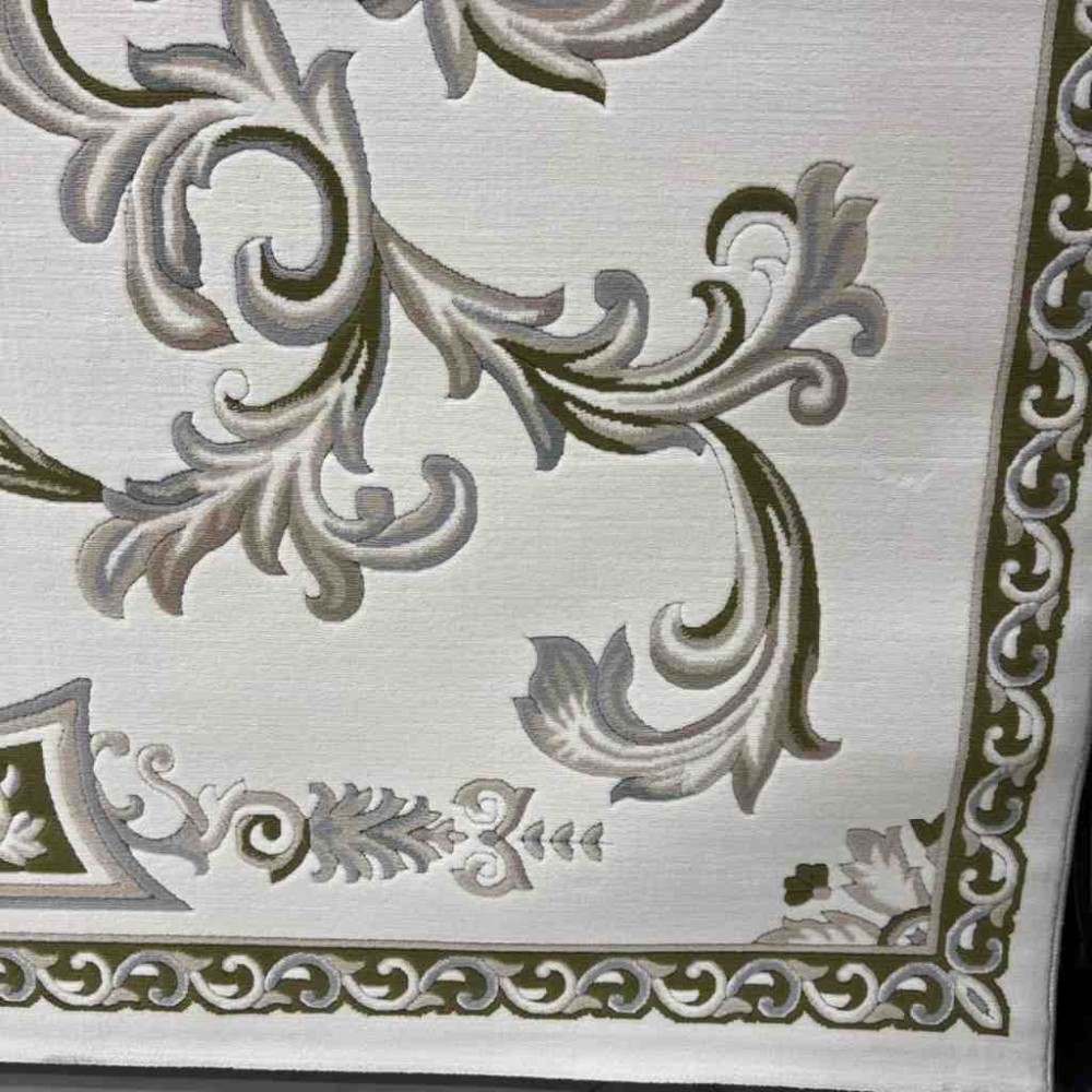 سجاد تركي داليا نقش فرنسي تركي 9769A كريم اخضر مقاس 400*500 سجاد تركي داليا نقش فرنسي تركي 9769A كريم اخضر مقاس 400*500