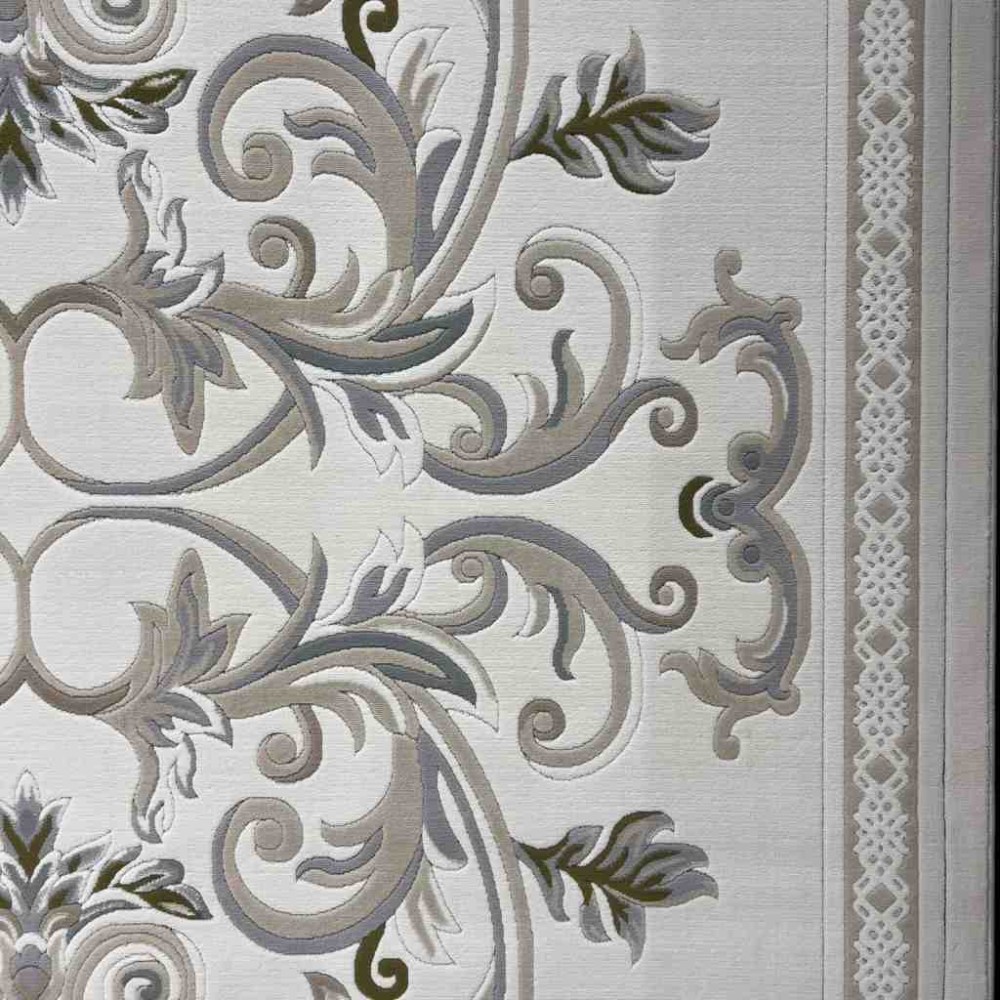 سجاد تركي داليا نقش فرنسي تركي 9771A كريم بيج مقاس 400*500