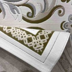 سجاد تركي داليا نقش فرنسي تركي 9771A كريم اخضر مقاس 50*80 سجاد تركي داليا نقش فرنسي تركي 9771A كريم اخضر مقاس 50*80