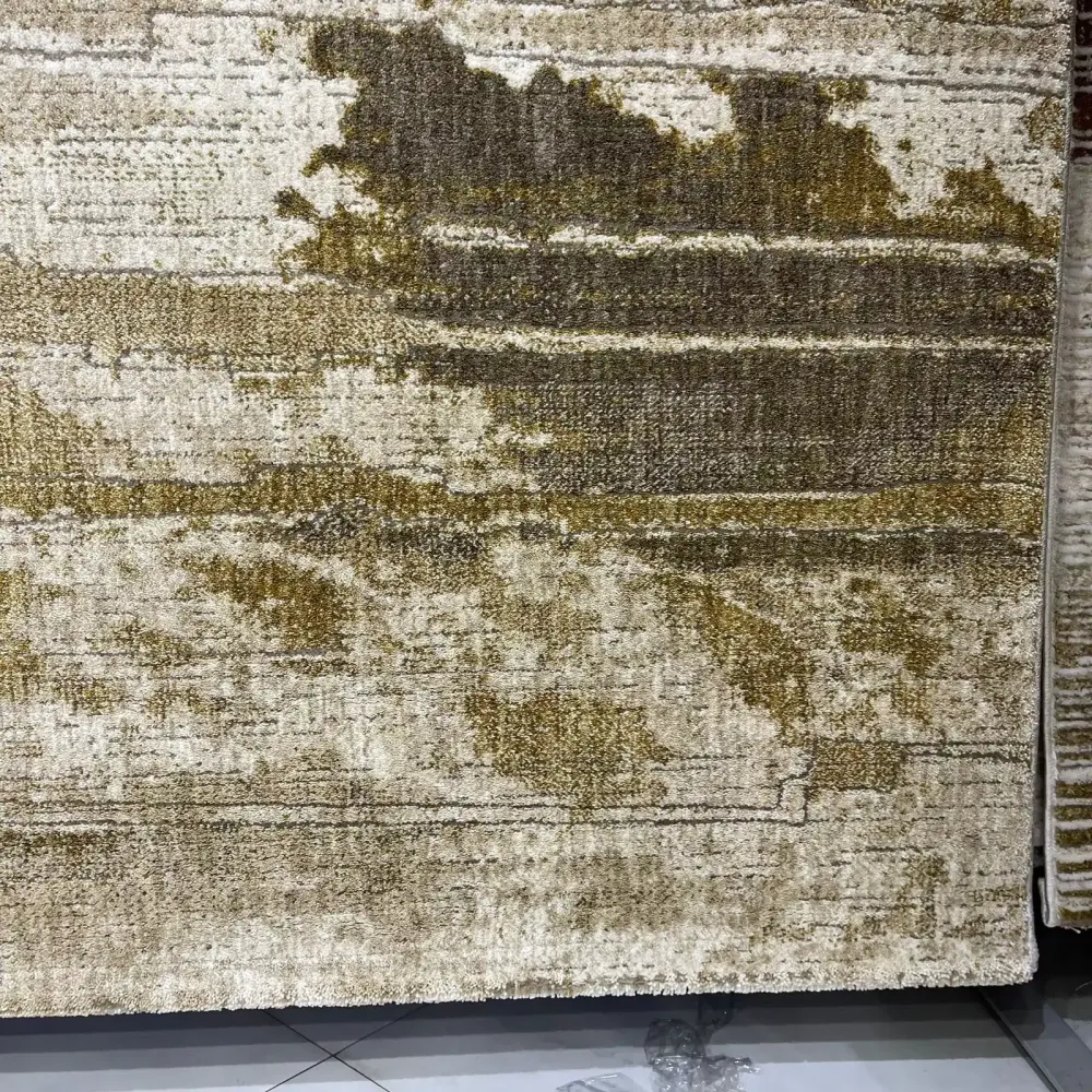 سجاد بوهيمي تركي دوله 17988 K10 لون ذهبي مقاس 50*80