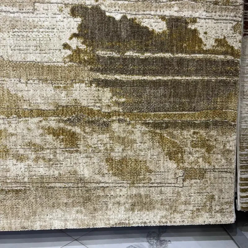 سجاد بوهيمي تركي دوله 17988 K10 لون ذهبي مقاس 100*300