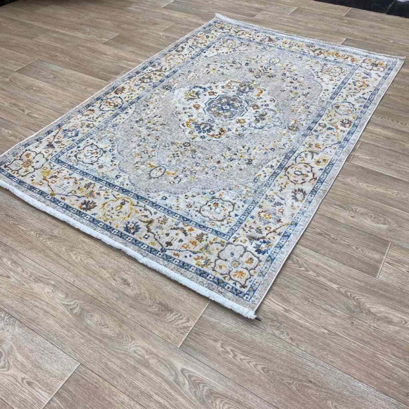 سجاد ديلوكس بلغاري oD489B بيج بيج مقاس 100*300