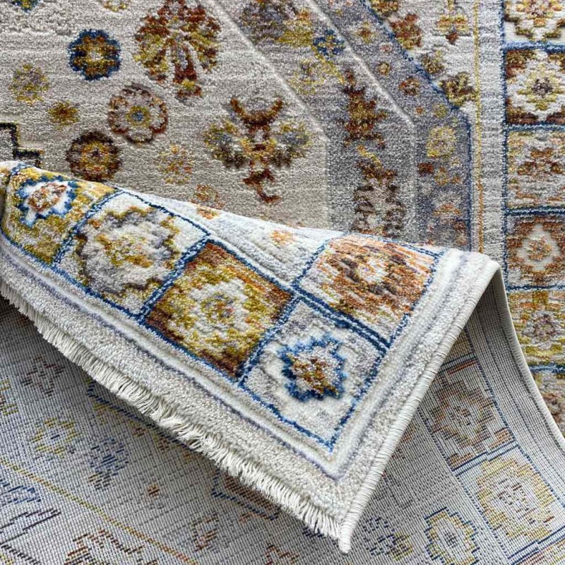 سجاد ديلوكس بلغاري OD485A بيج كريم مقاس 250*340