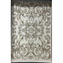 سجاد تركي اناقة نقش فرنسي J941DC كريم بيج مقاس  300*400