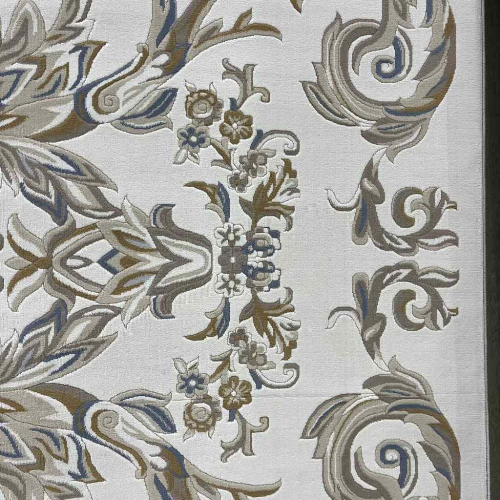 سجاد تركي اناقة نقش فرنسي J941DC كريم بيج مقاس  300*400