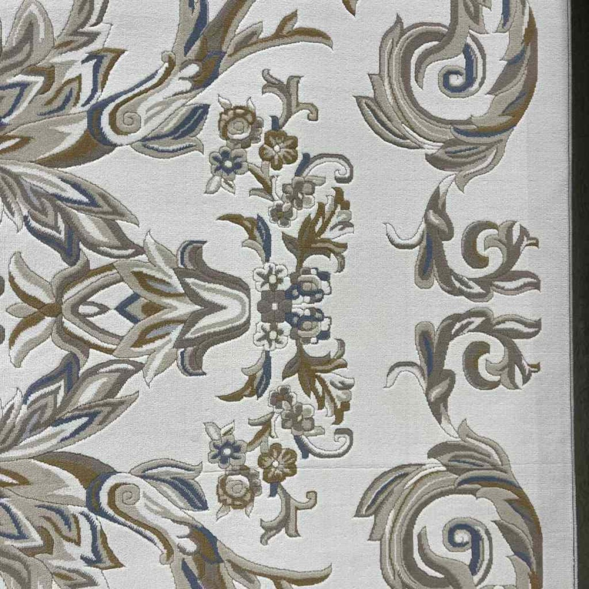 سجاد تركي اناقة نقش فرنسي J941DC كريم بيج مقاس  50*80