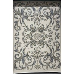 سجاد تركي اناقة نقش فرنسي J941DC كريم سماوي مقاس  50*80