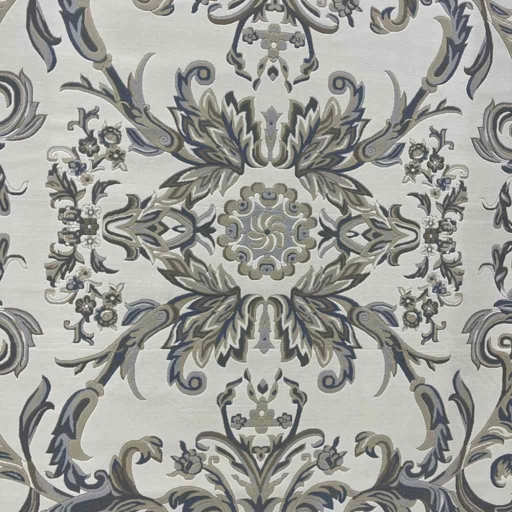 سجاد تركي اناقة نقش فرنسي J941DC كريم سماوي مقاس 50*80
