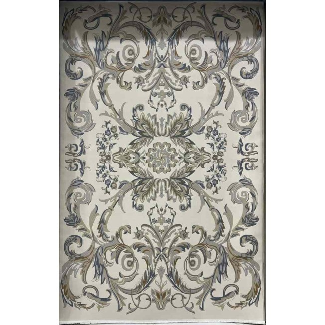 سجاد تركي اناقة نقش فرنسي J941DC كريم رصاصي مقاس 150*220 سجاد تركي اناقة نقش فرنسي J941DC كريم رصاصي مقاس 150*220
