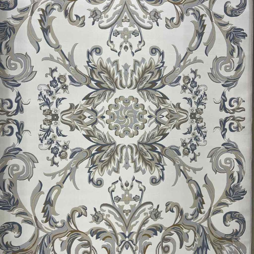 سجاد تركي اناقة نقش فرنسي J941DC كريم رصاصي مقاس  250*350