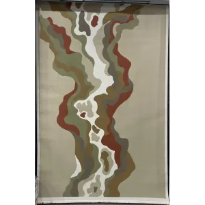 سجاد اناقة تركي SRC15A بيج اخضر مقاس 50*80