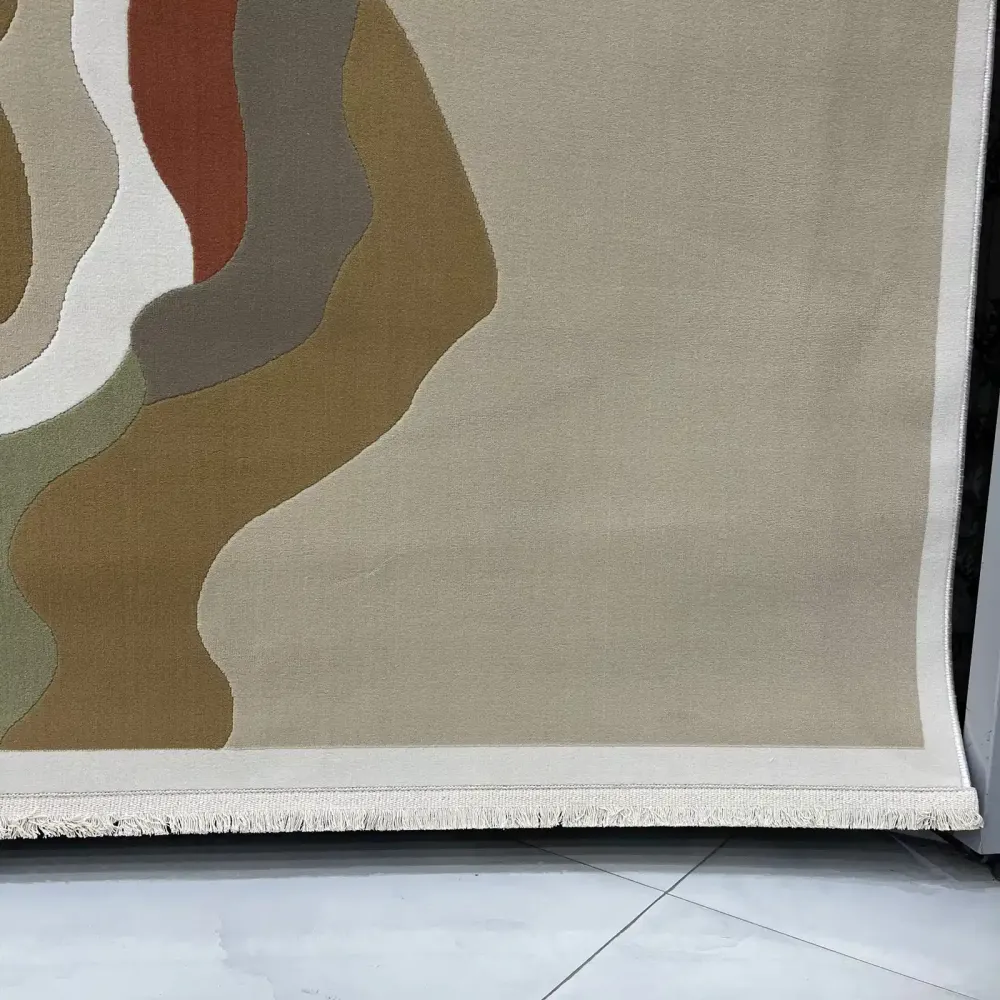 سجاد اناقة تركي SRC15A بيج اخضر مقاس 300*400