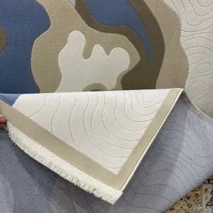 سجاد اناقة تركي SRC15A كريم رصاصي مقاس 150*220 سجاد اناقة تركي SRC15A كريم رصاصي مقاس 150*220