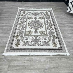 سجاد شرقي اليزا نقش ايراني تركي A6169A بيج غامق كوكين تبلا مقاس 100*200