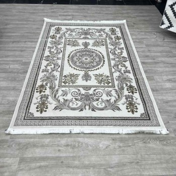 سجاد شرقي اليزا نقش ايراني تركي A6169A بيج غامق كوكين تبلا مقاس  250*350