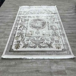 سجاد شرقي اليزا نقش ايراني تركي A6169A بيج غامق كوكين تبلا مقاس 100*200