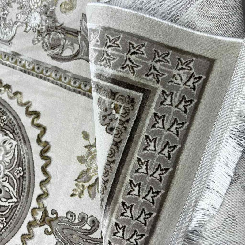 سجاد شرقي اليزا نقش ايراني تركي A6169A بيج غامق كوكين تبلا مقاس  250*350