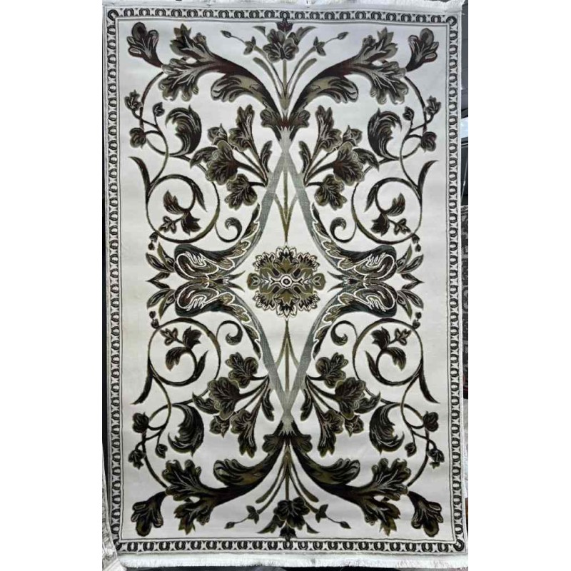 سجاد تركي اليزا نقش فرنسي تركي A6169A كريم ذهبي مقاس 50*80