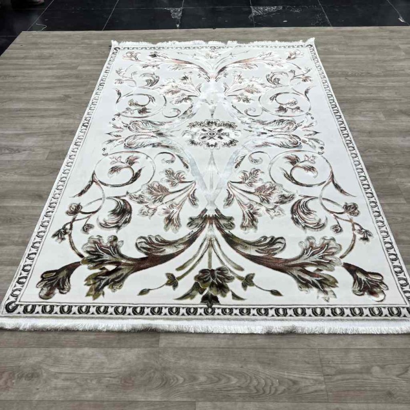 سجاد تركي اليزا نقش فرنسي تركي A6169A كريم ذهبي مقاس 300*400