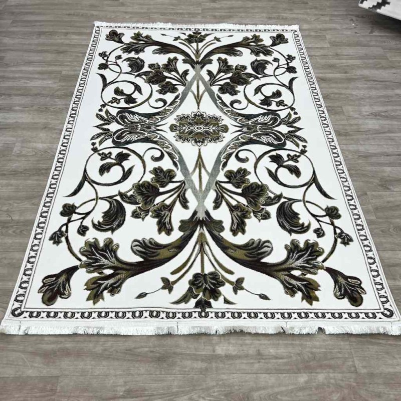 سجاد تركي اليزا نقش فرنسي تركي A6169A كريم ذهبي مقاس 300*400