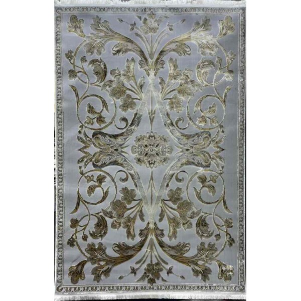سجاد تركي اليزا نقش فرنسي تركي A6169A رصاصي ذهبي مقاس  250*350