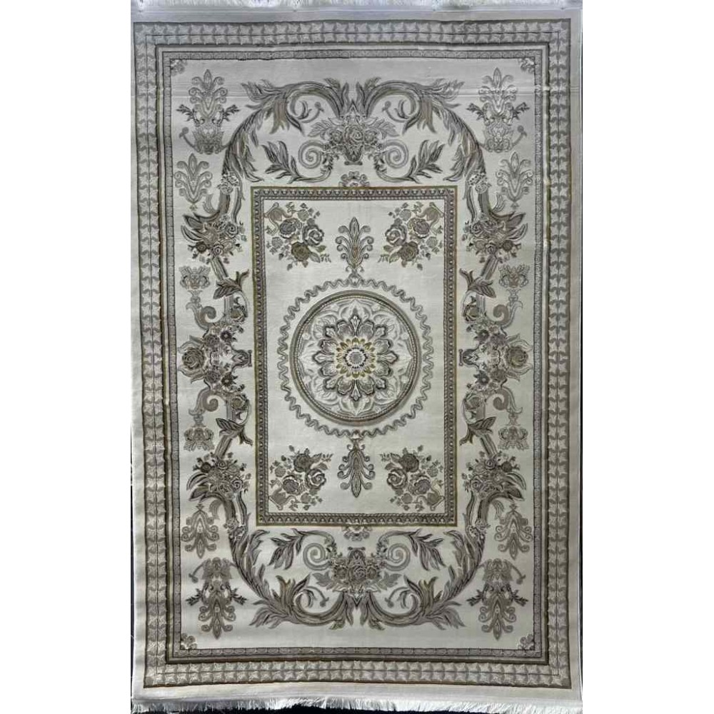 سجاد شرقي اليزا نقش ايراني تركي 36023A بيج كوكين موستا مقاس 100*200