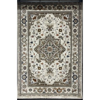 سجاد ليفون بوهيمي تركي M9262 كريم D84424 مقاس 400*500