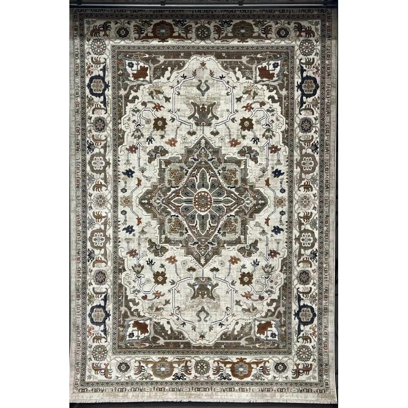 سجاد ليفون بوهيمي تركي M9262 كريم D84424 مقاس 400*500 - سجاد بوهيمي