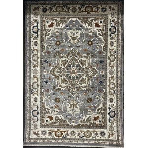 سجاد ليفون بوهيمي تركي M9262 رصاصي D84727 مقاس 150*220
