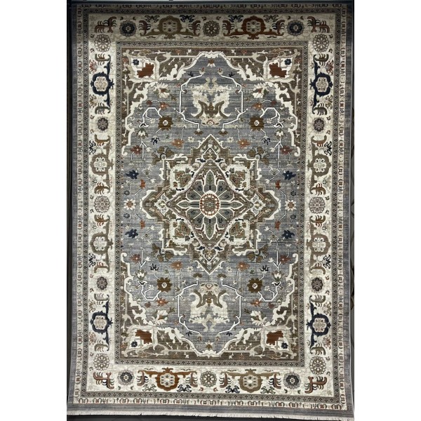 سجاد ليفون بوهيمي تركي M9262 رصاصي D84727 مقاس 200*300