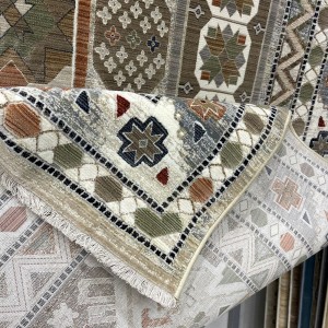 سجاد ليفون بوهيمي تركي L6952 بيج D84949 مقاس 80*150