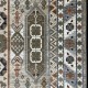 سجاد ليفون بوهيمي تركي L6952 بيج D84949 مقاس 80*150 - سجاد بوهيمي