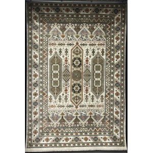 سجاد ليفون بوهيمي تركي L6952 كريم D84494 مقاس 400*500