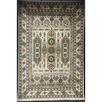 سجاد ليفون بوهيمي تركي L6952 كريم D84494 مقاس 400*500