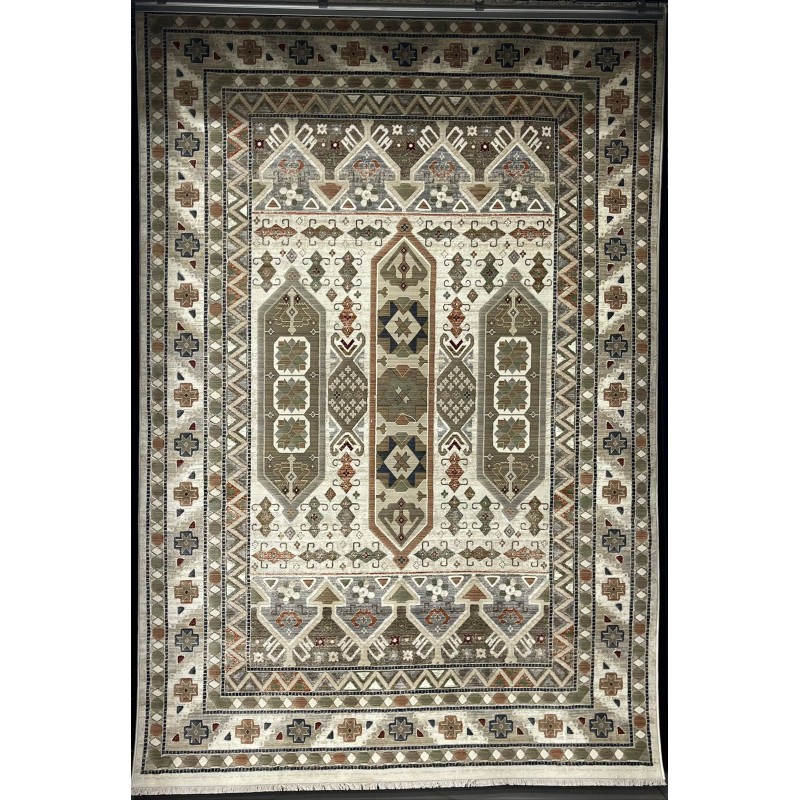 سجاد ليفون بوهيمي تركي L6952 كريم D84494 مقاس 400*500 - سجاد بوهيمي