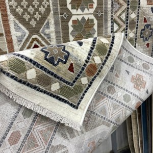 سجاد ليفون بوهيمي تركي L6952 كريم D84494 مقاس 400*500