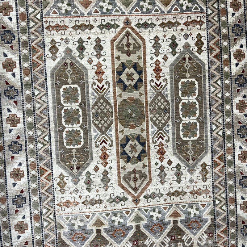 سجاد ليفون بوهيمي تركي L6952 كريم D84494 مقاس 400*500 - سجاد بوهيمي