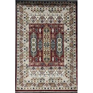 سجاد ليفون بوهيمي تركي L6952 احمر D84X9X مقاس 400*500