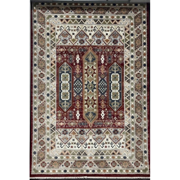 سجاد ليفون بوهيمي تركي L6952 احمر D84X9X مقاس 150*220 سجاد ليفون بوهيمي تركي L6952 احمر D84X9X مقاس 150*220 - سجاد بوهيمي