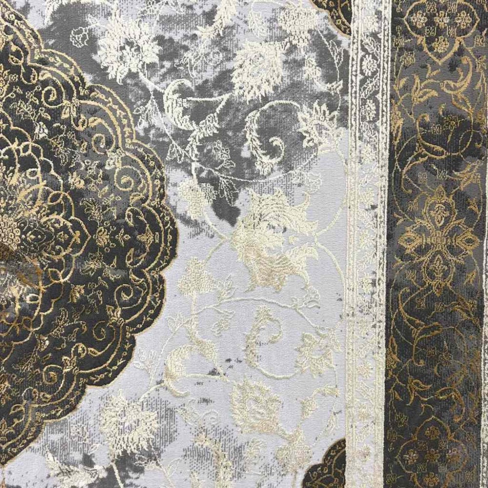 سجاد ليزا كولد تركي ذهبي مقاس 50*80