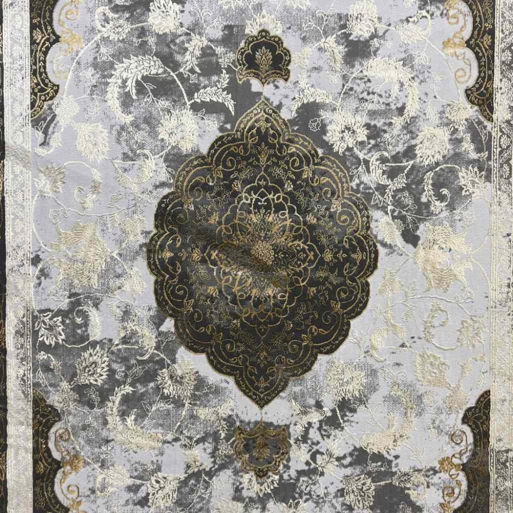 سجاد ليزا كولد تركي ذهبي مقاس 50*80