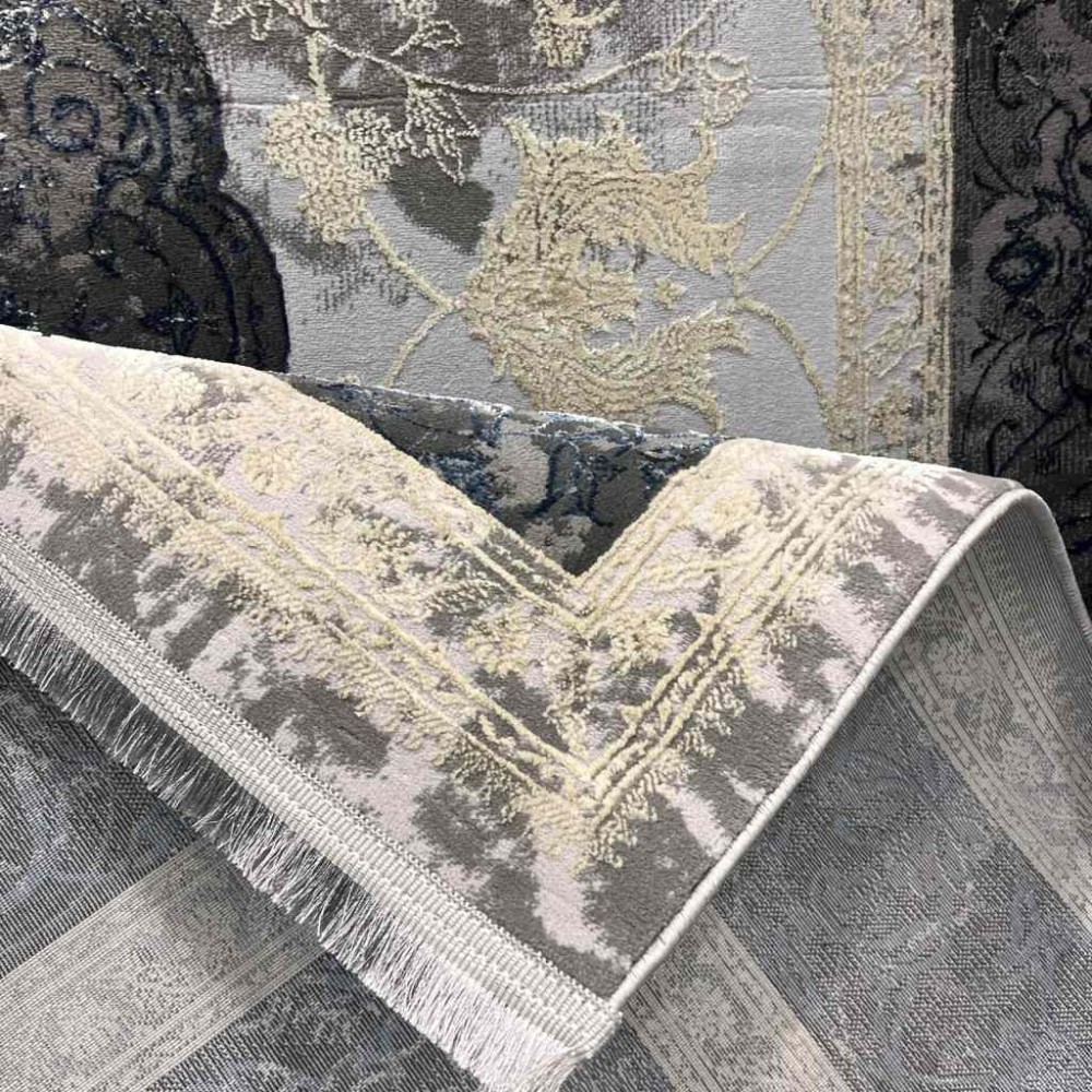 سجاد ليزا كولد تركي سماوي مقاس 150*220