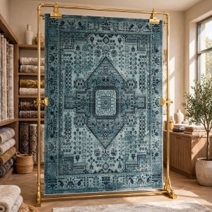 سجاد لونا بوهيمي تركي ODO9A اكوا مقاس 150*220