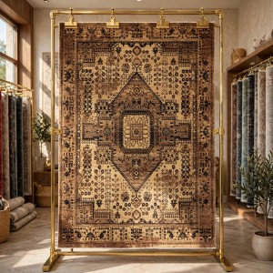 سجاد لونا بوهيمي تركي ODO9A بني مقاس 200*300