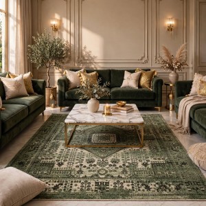 سجاد لونا بوهيمي تركي ODO9A اخضر مقاس 200*300