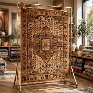سجاد لونا بوهيمي تركي ODO9A برتقالي مقاس 250*350