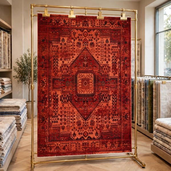 سجاد لونا بوهيمي تركي ODO9A احمر مقاس 300*400