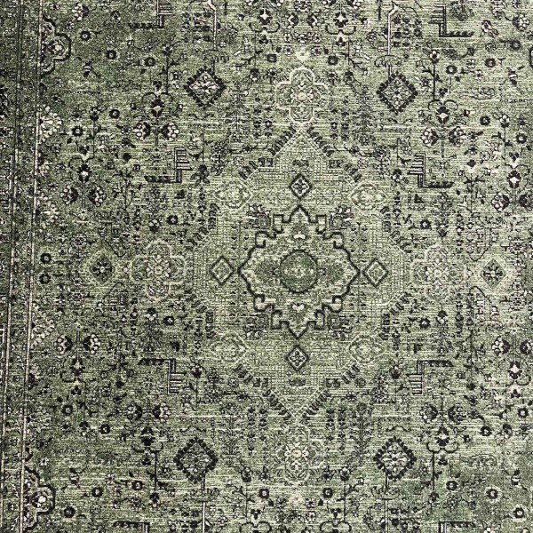 سجاد فخم لونا بوهيمي تركي OE72C اخضر مقاس 300*400