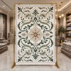 سجاد ميرا نقش فرنسي تركي SRC40A كريم اخضر مقاس 150*220